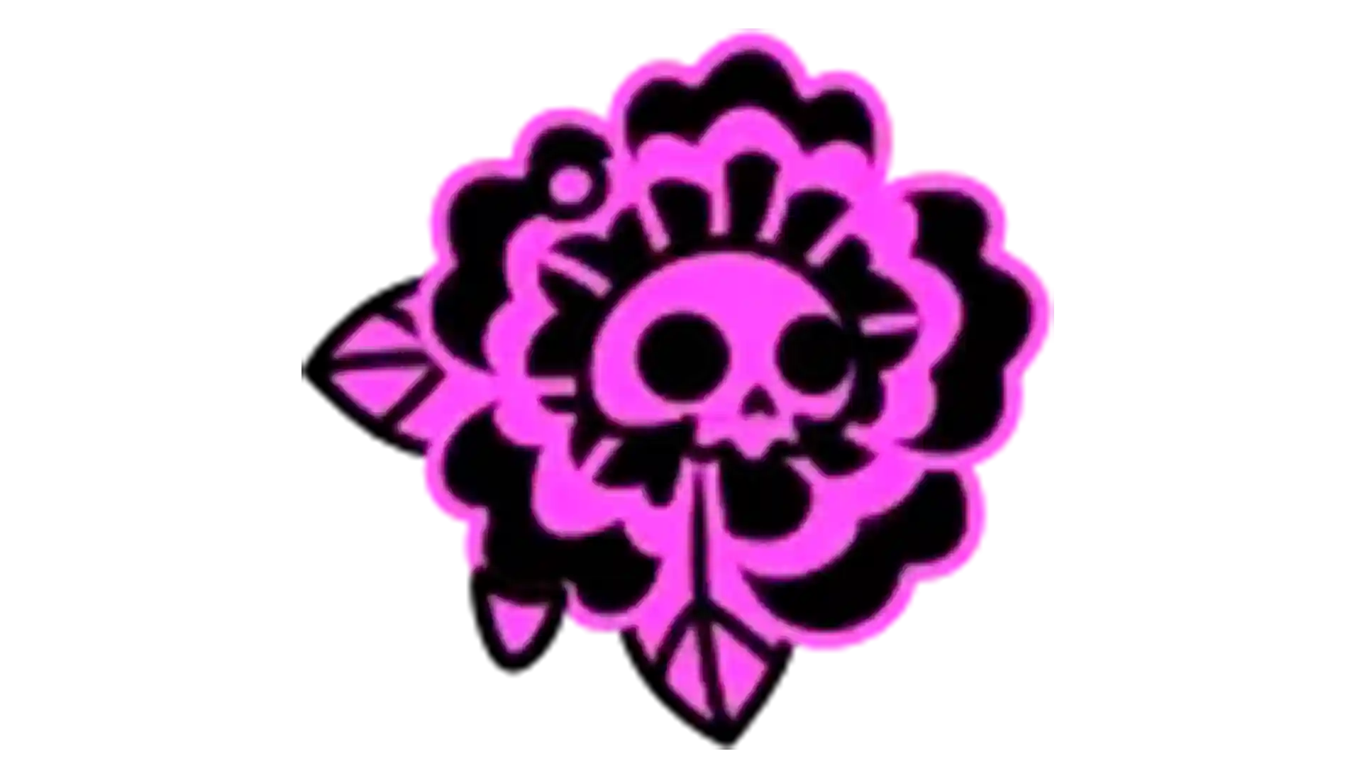 Skull Flower [Neon Pink]